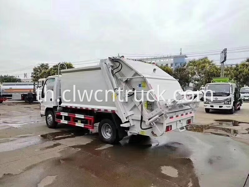 ISUZU garbage truck cost